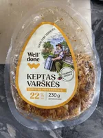 Keptas Varskes Suris Su Prieskoniais 22% Rieb.