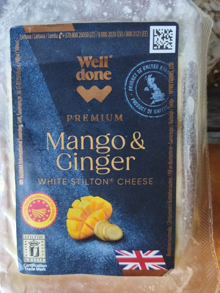 White Stilton Cheese (Mango&Ginger)