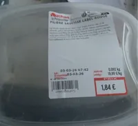 Saucisse label rouge