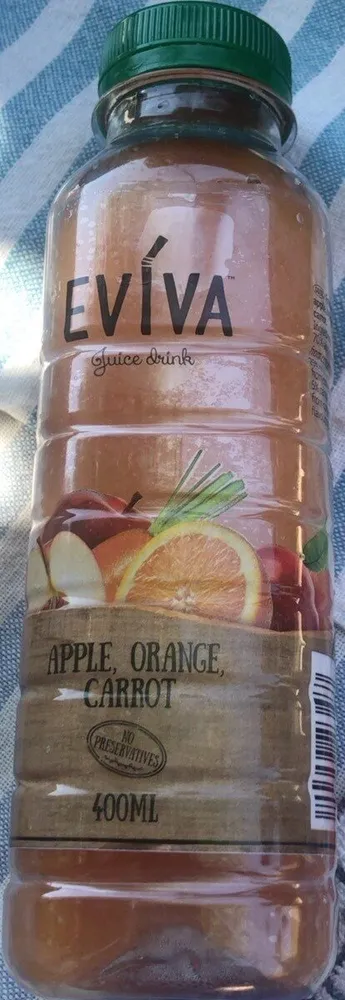 Eviva juice drink apple, orange, carroy