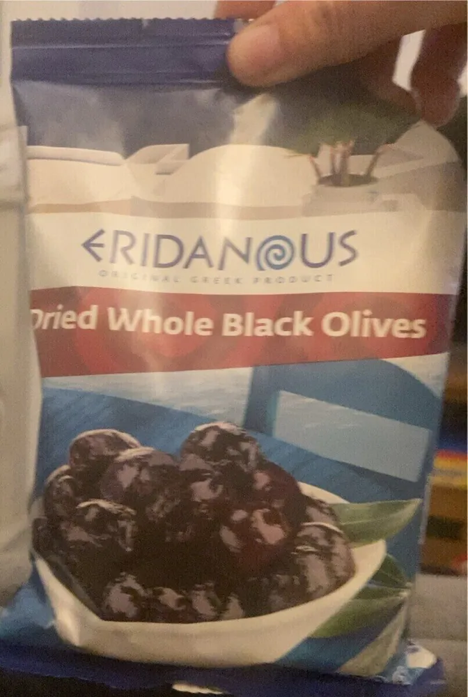 Baked black olives