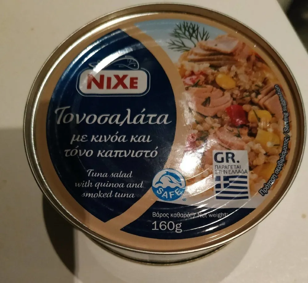Tuna Salad with Quinoa and smoked tuna