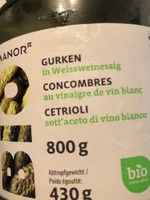 Concombres au vinaigre de vin blanc