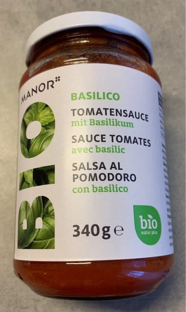 Sauce tomate avec basilique BIO