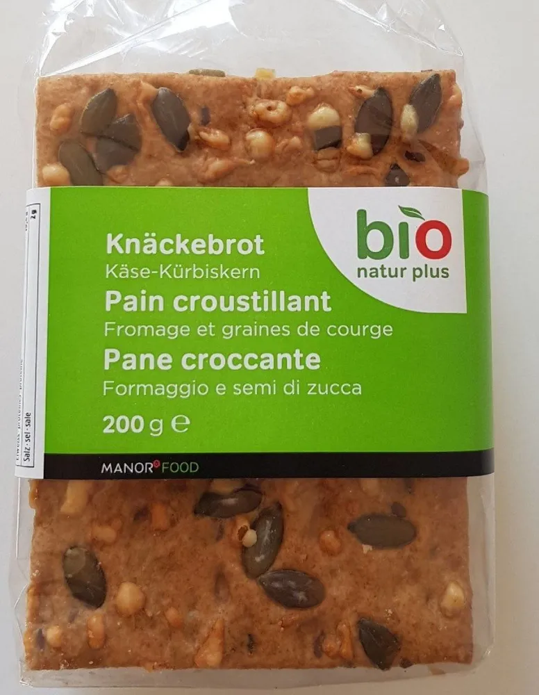 Pain croustillant fromage et graines de courge