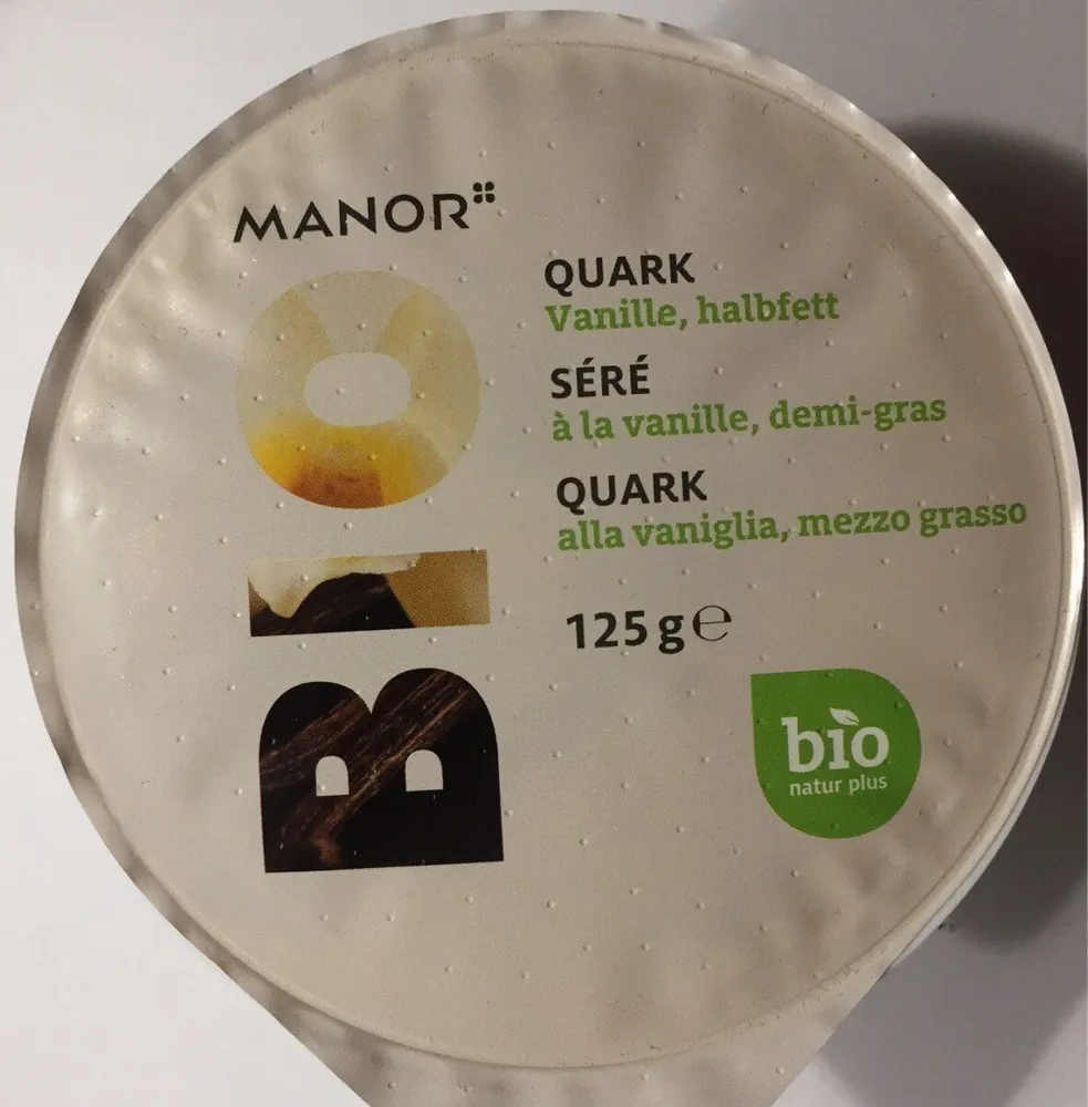 Séré à la vanille, demi-gras, bio