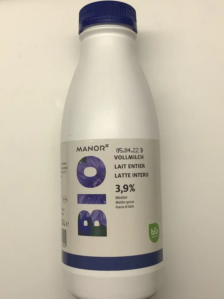 Lait entier bio