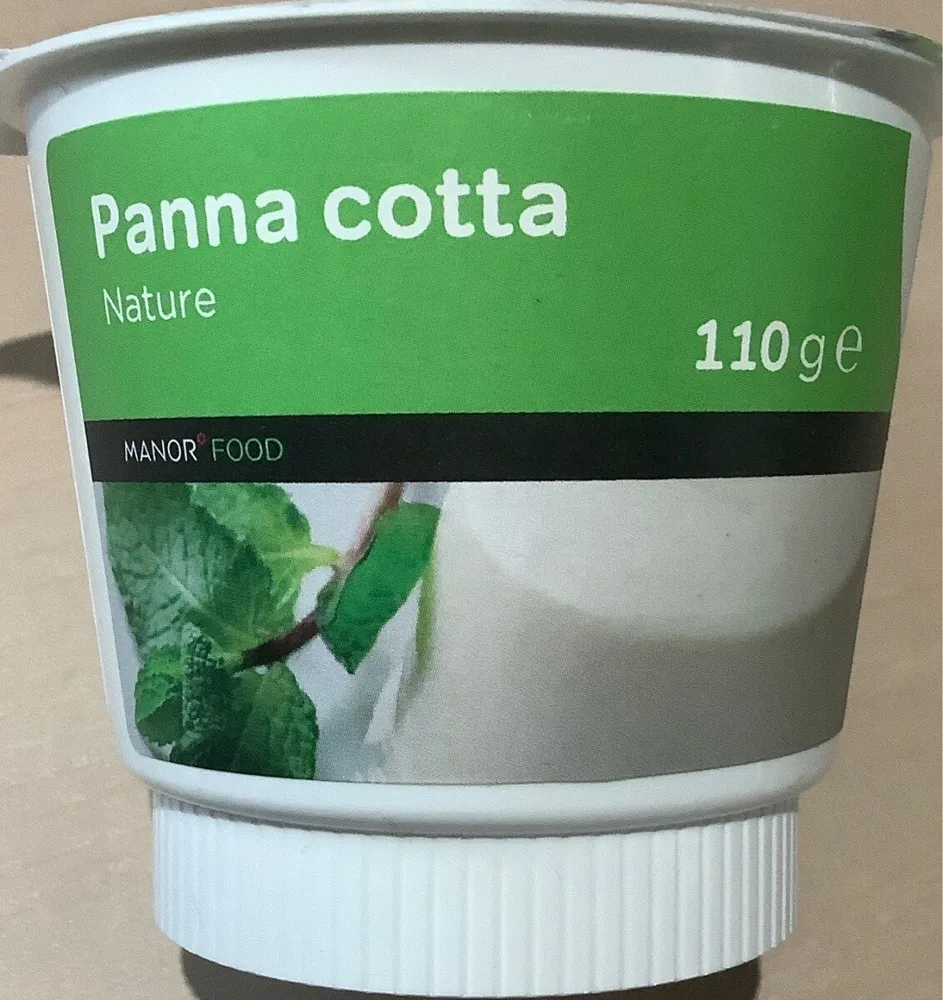 Panna cotta, nature, bio