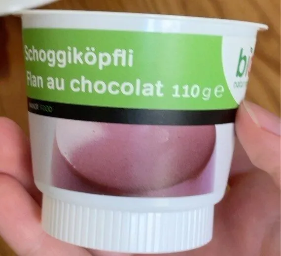Flan au chocolat