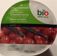Groseille-vanille, bio