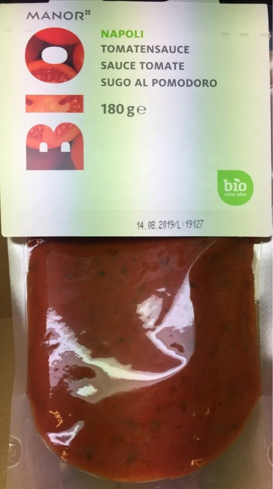Napoli sauce tomate Bio natur plus