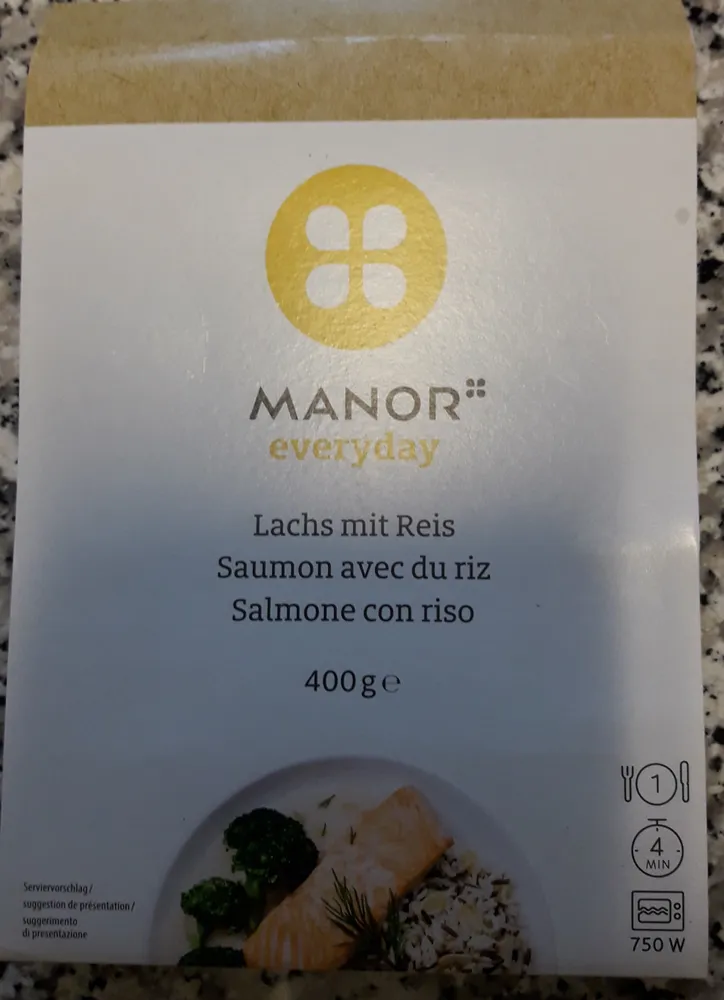 Saumon avec riz