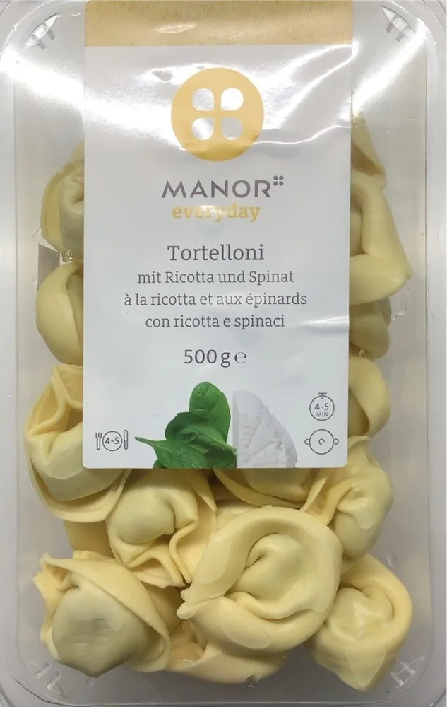 Tortelloni ricotta et épinards