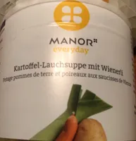 Potage pdt, poireaux aux saucisses de Vienne