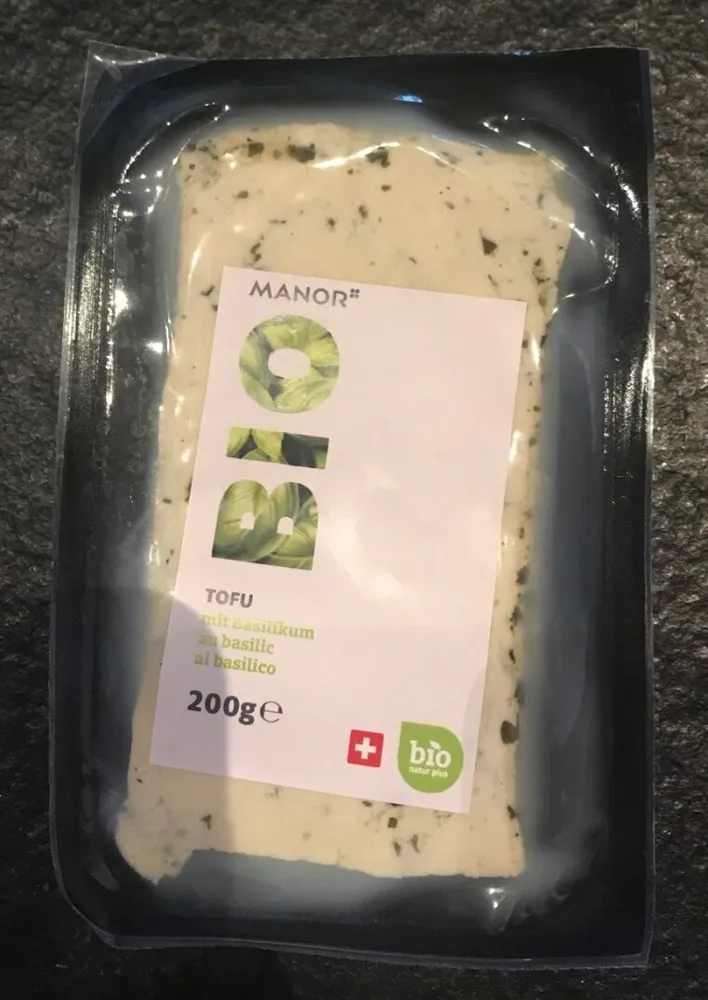 Tofu au basilic