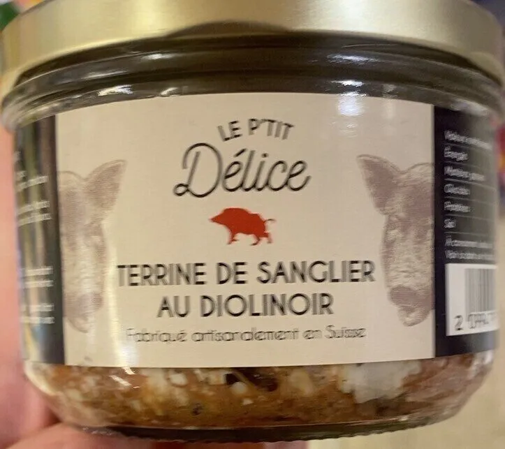Terribe de sanglier au diolinoir