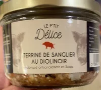 Terribe de sanglier au diolinoir