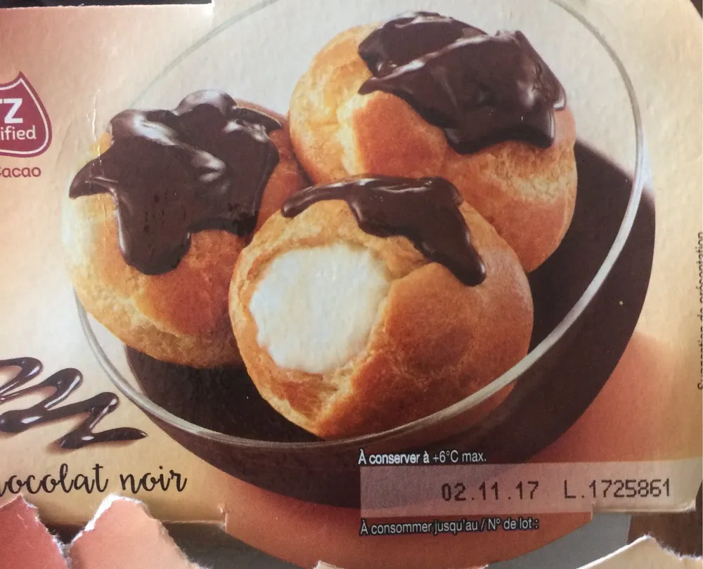 Profiteroles, Sauce au Chocolat Noir