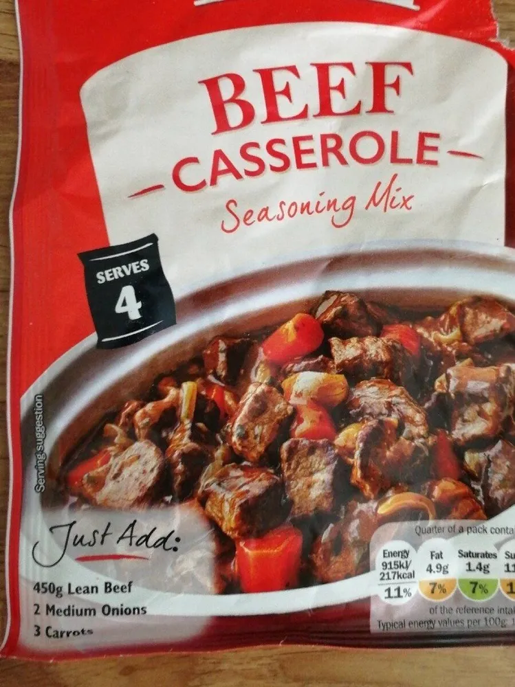 Beef Casserole seasoning mix