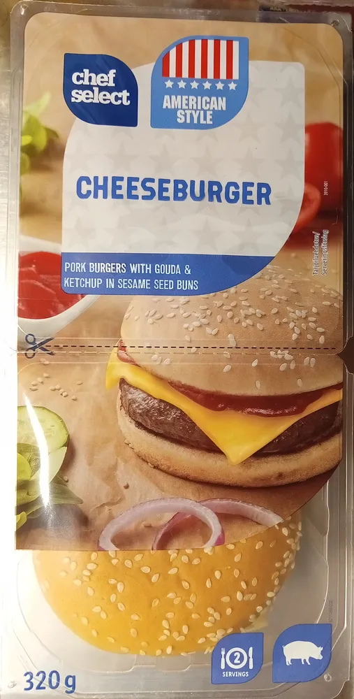 Chef Select American Style Cheeseburger