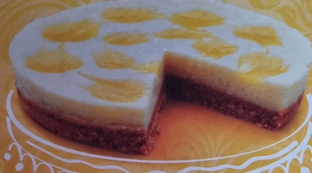 Lemon swirl cheesecake