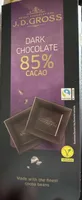 Шоколад 85% какаова маса