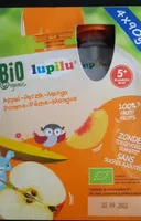 Compote bio pomme pêche mangue
