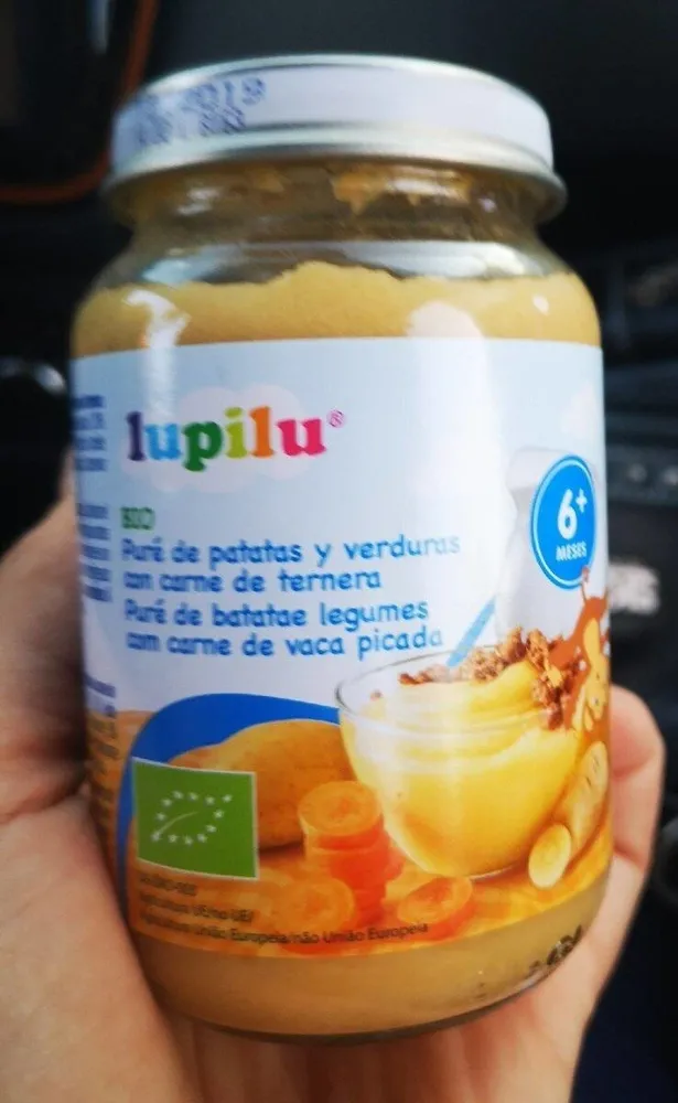 Puré de patatas y verduras con ternera