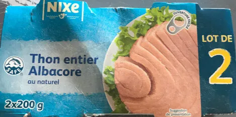 Thon entier Albacore au naturel