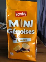 mini génoises orange
