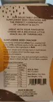 Sunflower seed and sea salt crackers