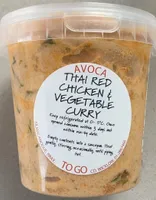 Thai red chicken & vegetable curry
