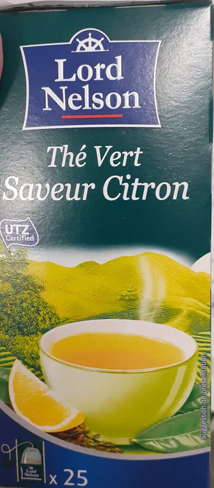 Thé vert saveur citron