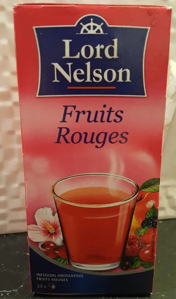 Infusion aromatisée fruits rouges