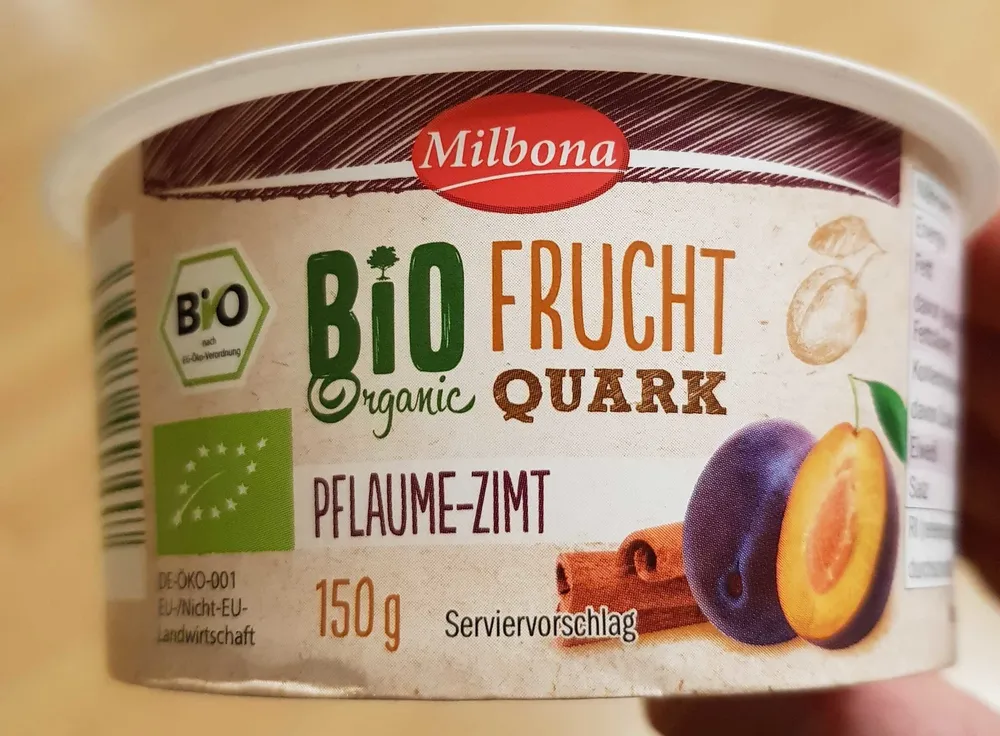 Bio Frucht Quark Pflaume Zimt
