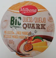 Queso Quark melocotón, mango, maracuyá