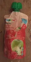 Apples & strawberries fruit pouch