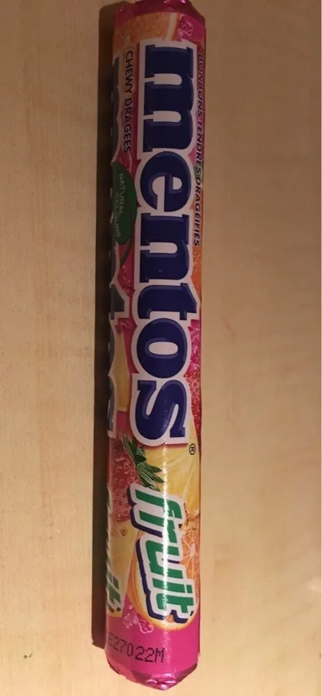 Bonbon mentos aux fruits