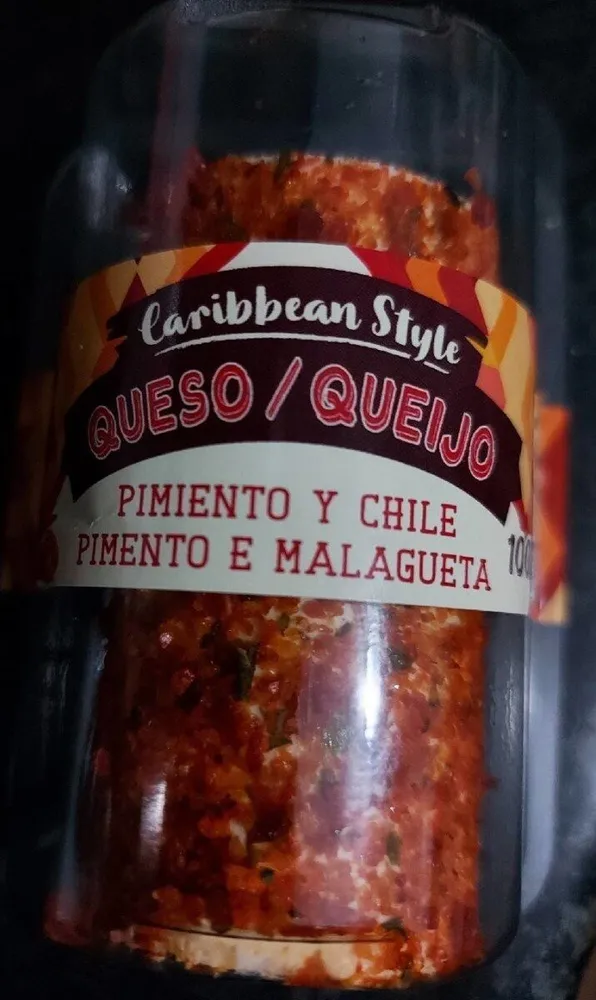 Queso con pimiento y Chile