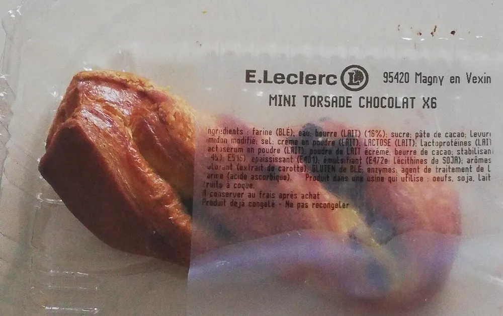 Mini torsadé chocolat