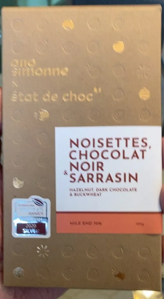 Noisettes, chocolat noir & sarrasin