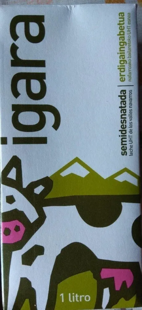 Leche semidesnatada Igara