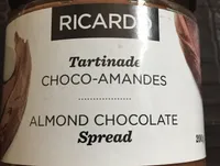 Tartinade choco-amandes