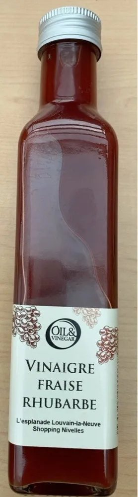 Vinaigre frause rhubarbe
