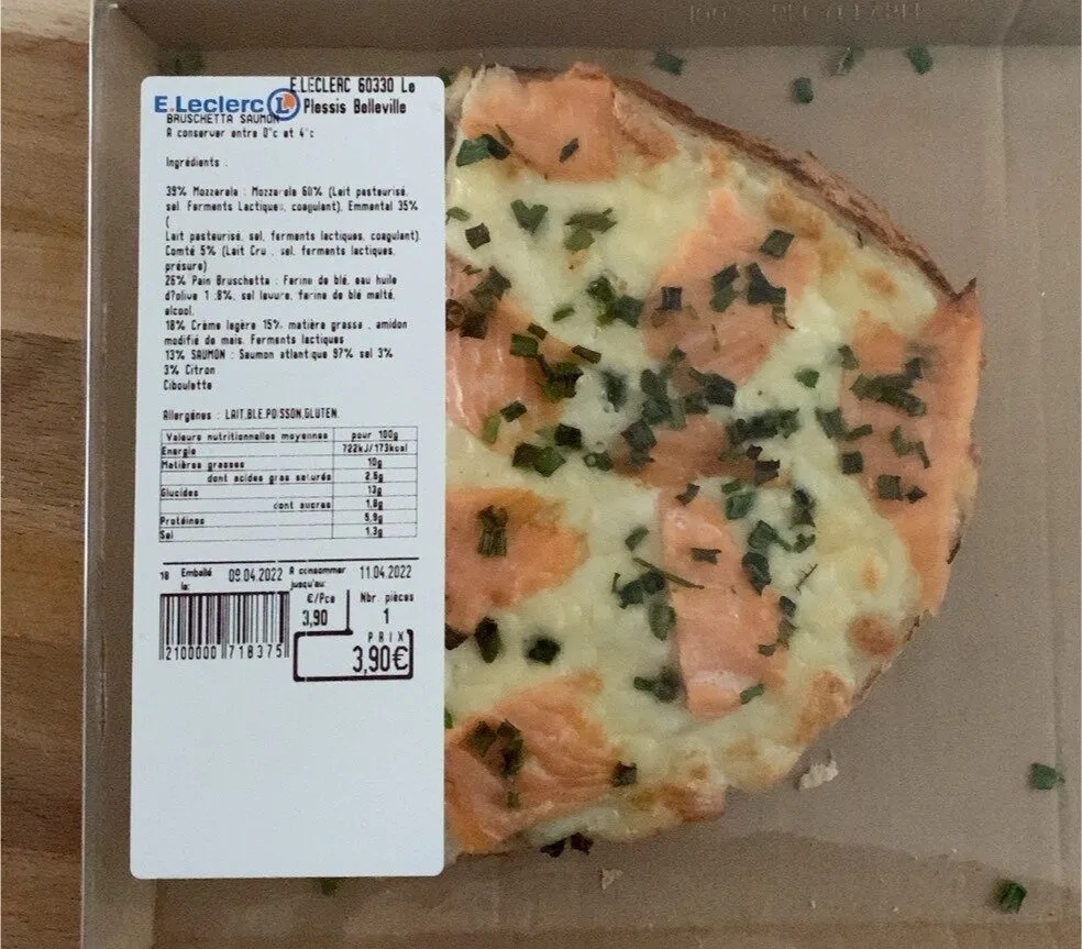 Bruschetta saumon