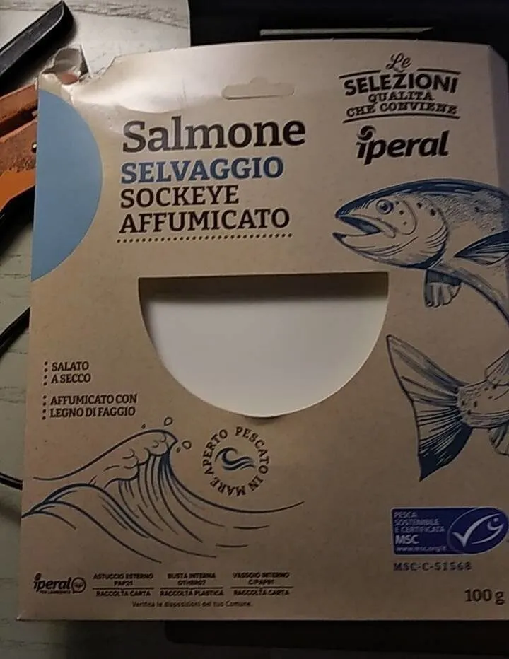 Salmone rosso affimicato