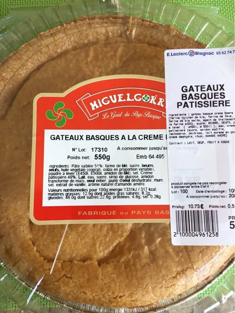 Gateau basque
