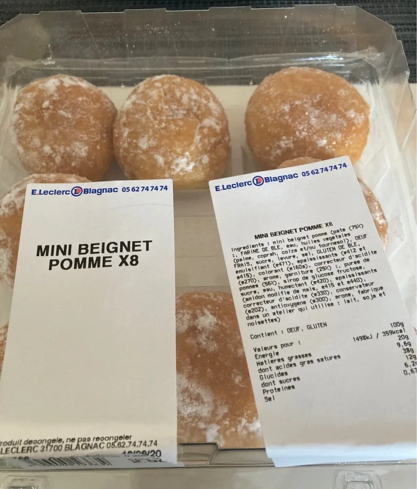 Mini beignet pomme x8