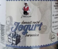 domaći voćni jogurt borovnica