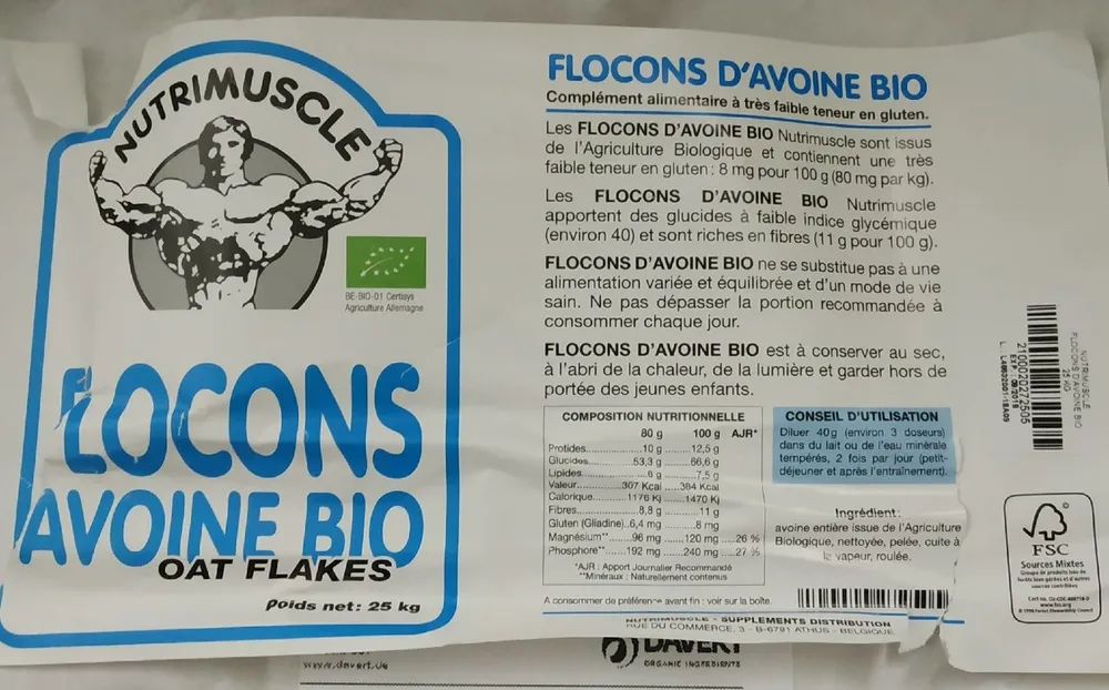 Flocons d'avoine